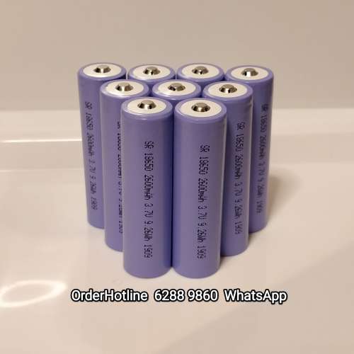 18650 Lithium battery 2600 mAh. 全新鋰離子電池。5pcs for only HK$100