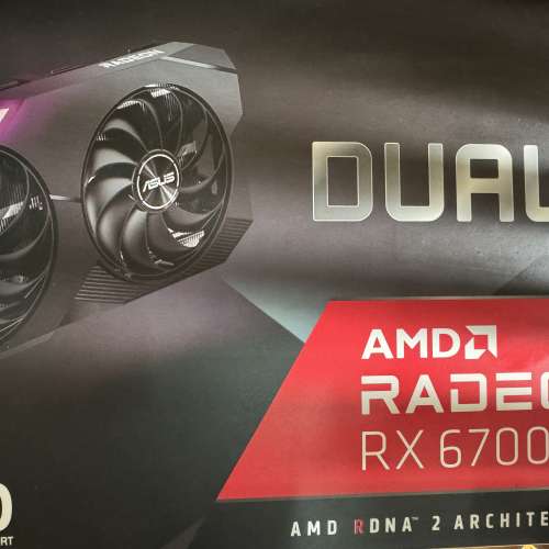 ASUS Dual Radeon™ RX 6700 XT 12GB GDDR6