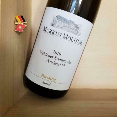 2016 Markus Molitor Wehlener Sonnenuhr Riesling Auslese *** Suss RP99分 三星級...