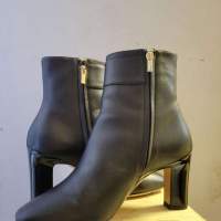 Women Leather Heeled Boots