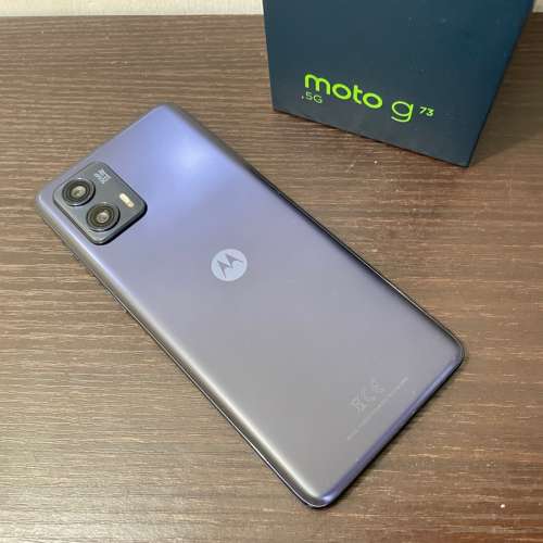 Motorola G 73 5G, 256GB, 連盒Box, 耳機, Type C線