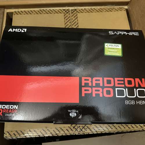 藍寶石 Radeon Pro Duo 8G HBM