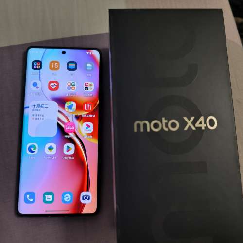 Moto x40 12+256