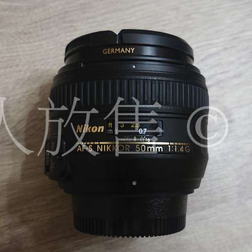 Nikon AF-S Nikkor 50MM f1:1.4G lens