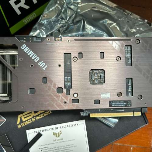 ASUS TUF Gaming RTX3060 OC 12G [有 保,單,盒]