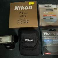 Nikon SB-400 & Filters (72mm & 77mm)