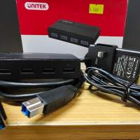 "2盒" Unitek 4接口 USB Hub (附12V2A電源轉換器)