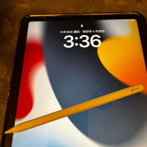 90% 新iPad Pro 11”銀色 128 GB (M1)連Apple pencil 2