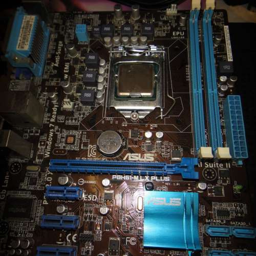 ASUS P8H61-M LX PLUS 主版  (windows10 Home數位授權) Socket 1155