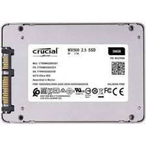 CRUCIAL MX500 SSD 500GB  有膠盒