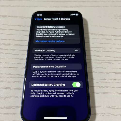 90% new iPhone 12 mini 256GB blue