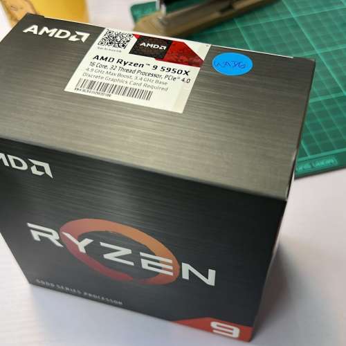 AMD Ryzen 9 5950X 16核心32線程 Box 盒裝 CPU 全新未拆