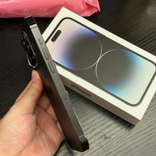 有保養至出年2月 iphone 14 pro 256gb black 黑
