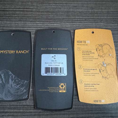 mystery ranch blitz 30 yoke size L/XL 二手或全新手袋、背包, 潮流及名牌