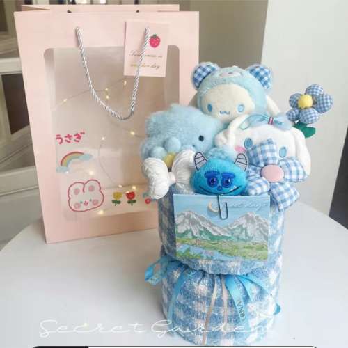 全新現貨可愛公仔花束生日畢業禮物