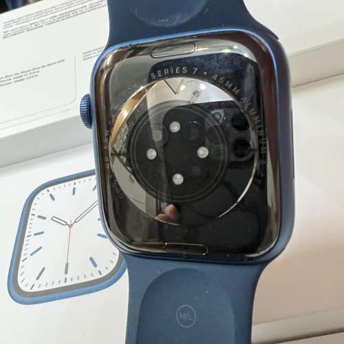 APPLE Watch Series 7 GPS 鋁金屬錶殼 藍色  45mm