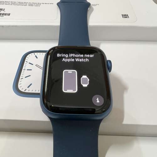 APPLE Watch Series 7 GPS 鋁金屬錶殼 藍色  45mm