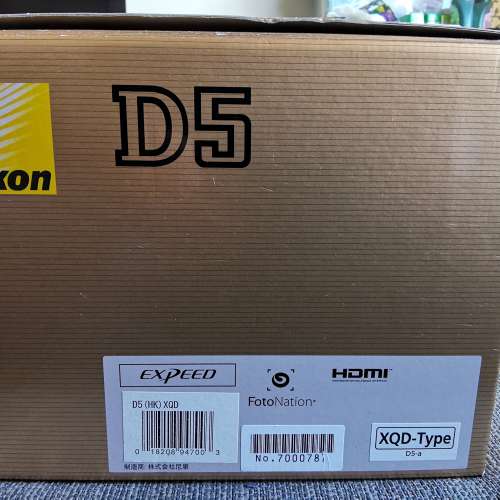 Nikon D5 body XQD CF express