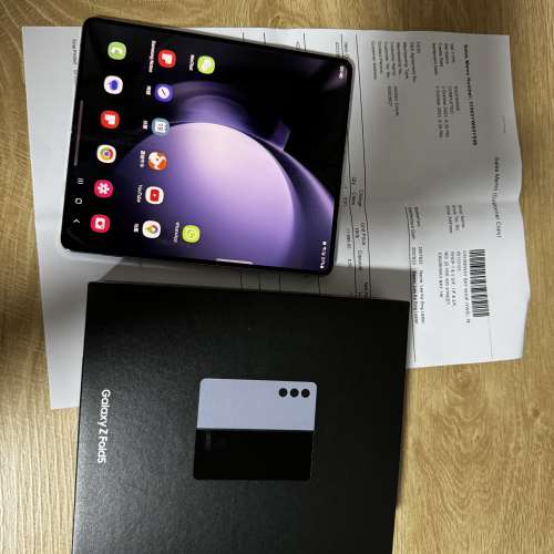 95% new Samsung z Fold 5, 512gb, 藍色