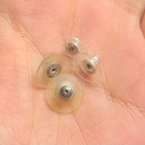 Vintage Chanel 糖豆雙C耳環