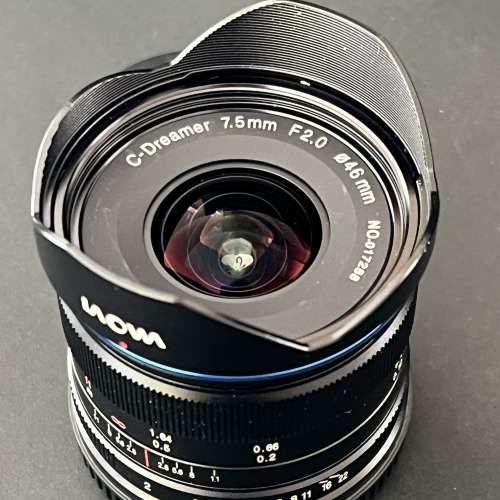 Laowa 老蛙 7.5mm F2 M43 M4/3