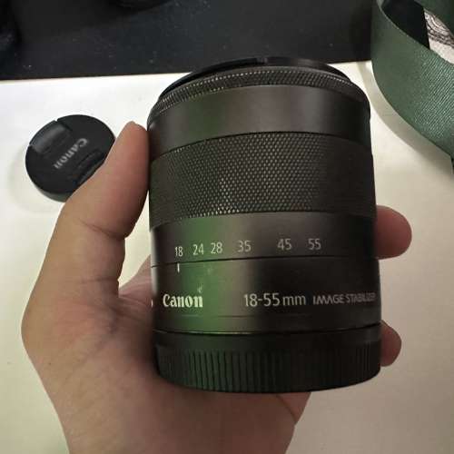 Canon eos m 連轉接環及18-55鏡頭