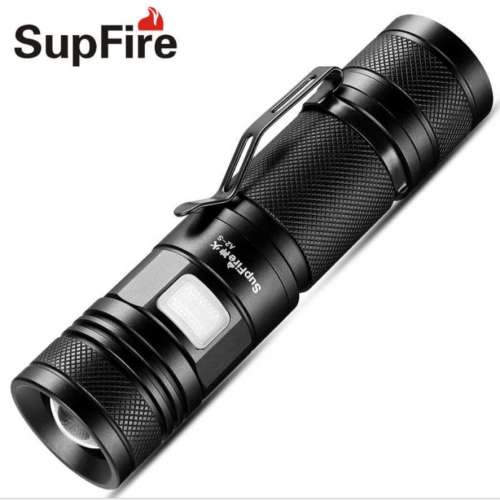 SupFire Zoomable Flashlight A2-S 神火可變焦強光電筒(配3700mAh鋰電池)