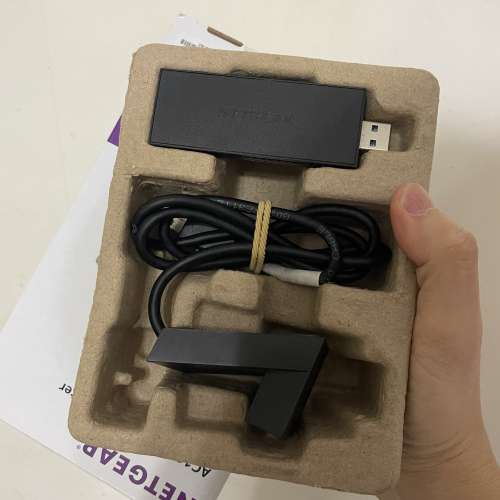 九成新 Netgear AC1200 Wifi Adapter USB 接收器