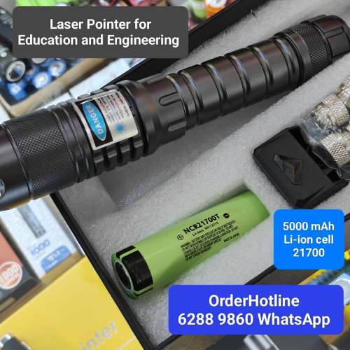 Laser Pointer for Education and Engineering.激光鐳射 Li-ion cell & charger in...