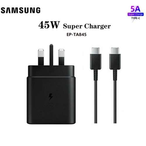 三星極速45w充電器套裝 Samsung 45w PD Charger Full Set. Brand New