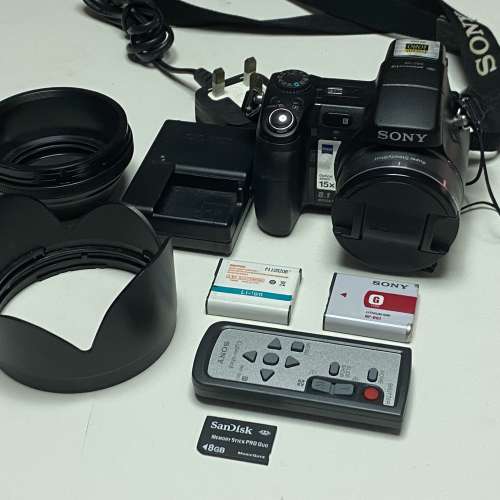 Sony Cyber-shot DSC-H9,  CCD ,Carl Zeiss Vario-Tessar 31 mm 至 465 mm