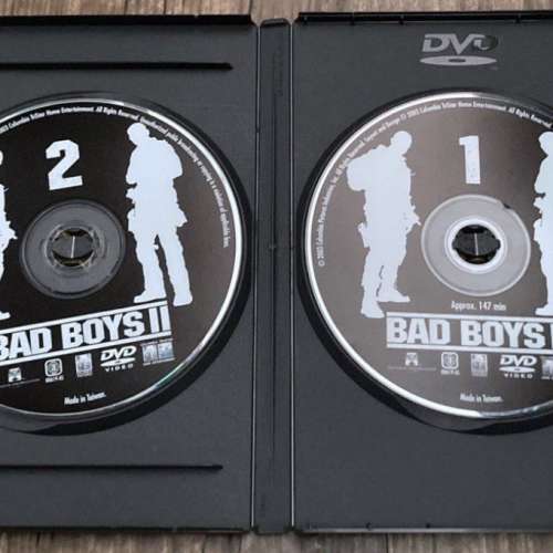 原裝香港正版 三區 DVD 電影 重案夢幻組 一二 兩集 Bad Boys movie 1 & 2 *中文字幕