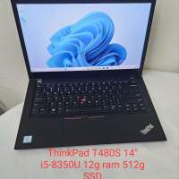 ThinkPad T480S Lenovo 14" i5-8350U 12g ram 512g SSD