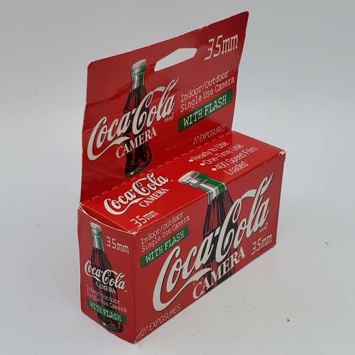 Coca Cola 可口可樂 35MM Single Use Camera With Flash 1998 版本 全新未拆 #359