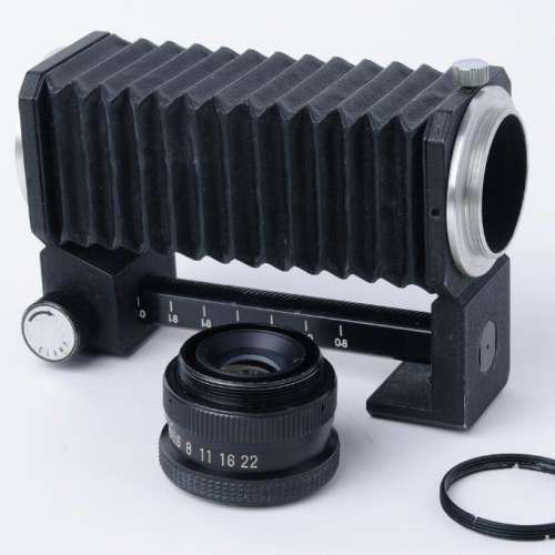 🇯🇵Fujica m42 Bellow + Beseler color Pro 75mm f4.5 macro / enlarger lens +Tube