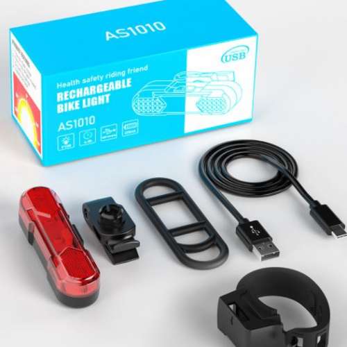 全新 USB Led Bike Tail light 充電式 紅色 單車燈 車尾燈