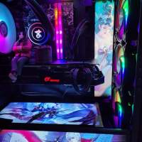 電競RGB水冷英特爾(Intel) i7 7700 7代電腦主機 92萬跑分 ，R9 370 4G 遊戲獨立顯示...