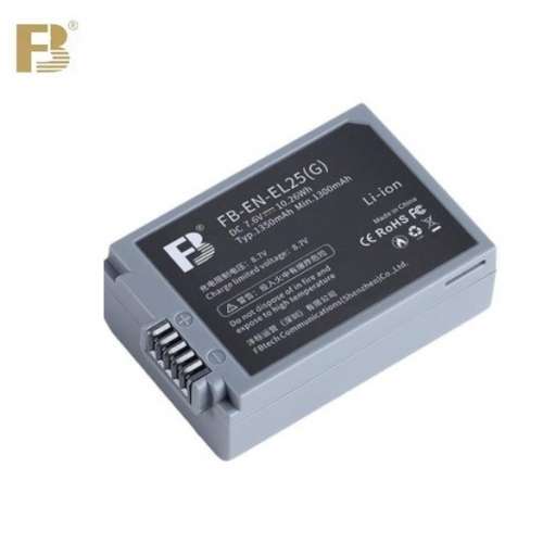 FB灃標 NIKON EN-EL25 Fully Decoded Rechargeable Lithium-Ion Battery