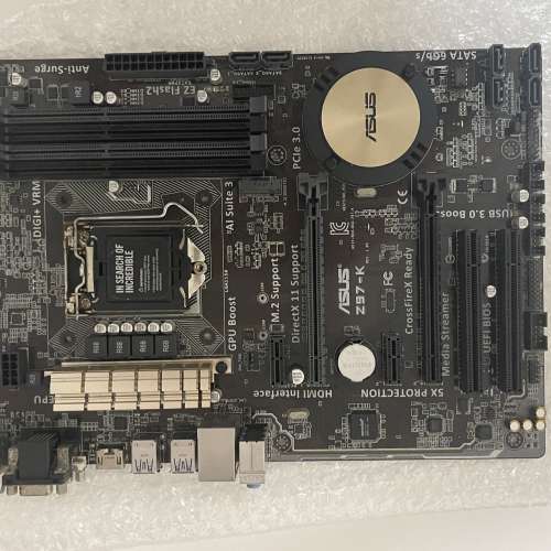 二手 ASUS Z97-K Z97 DDR3 LGA1150 ATX MB
