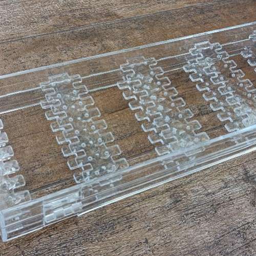 全新 透明 方形 耳環盒