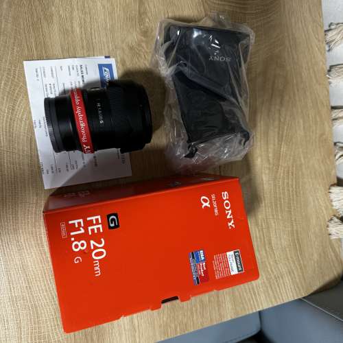 95% new Sony FE 20mm 1.8g
