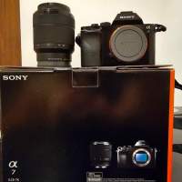 Sony A7M1+28-70 kit鏡+SEL50F18定焦+兩電一叉