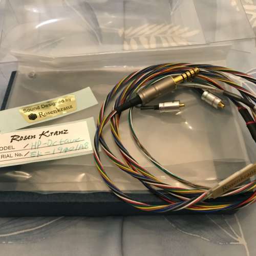 99.9%新Rosenkranz HP-Octave MMCX->4.4mm耳機線