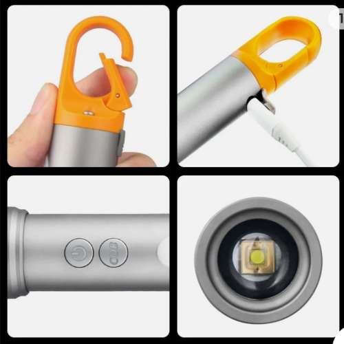 多功能露營燈/可變焦距強白激光電筒.Multifunctional Flashlight 🔦 Torch Camping...