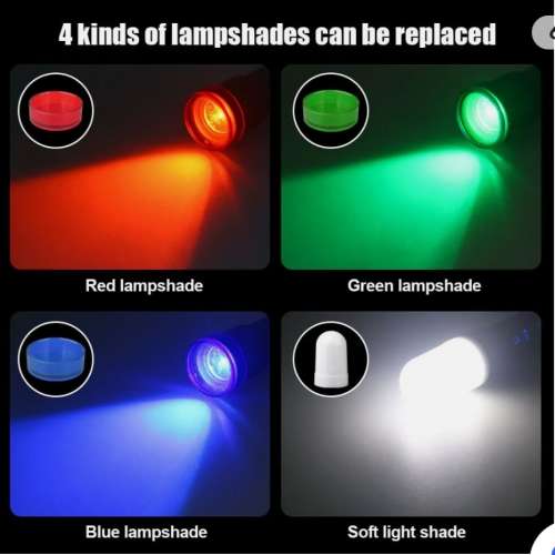 多功能露營燈/可變焦距強白激光電筒.Multifunctional Flashlight 🔦 Torch Camping...