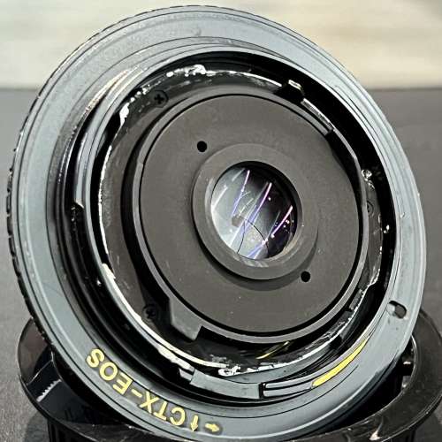 Contax Carl Zeiss Tessar 45mm f2.8 T* 100 Jahre C/Y mount with EOS adapter