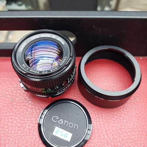 CANON FD 24MM F2.8 95% NEW   CANON FD 50MM F1.4 95% NEW