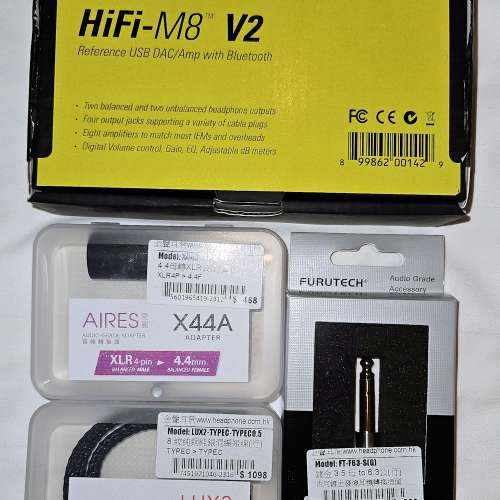 勁抵！！！幾乎全新 美國 Centrance M8 V2 解碼耳擴藍牙接收器 香港行貨 有單有盒 ...