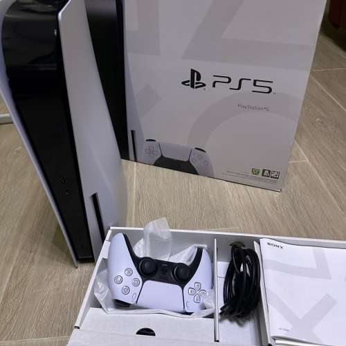 PS5 港行 光碟版 兩手掣 齊件連盒 保到24年10月