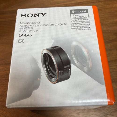 Sony Alpha LA-EA5 APSC 35mm 全片幅 A-Mount 接環轉接 Lens Adapter A7RIV A6600 ...
